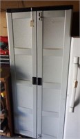 Lot #177 Suncast two door storage cabinet