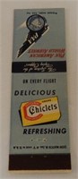 CHICKLETS /PAN AMERICAN MATCH COVER - NOS