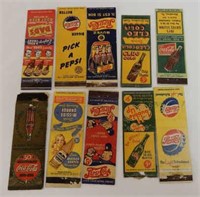 LOT OF 10 MATCH BOOK COVERS- NOS