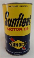 SUNOCO SUNFLEET MOTOR OIL QT. CAN
