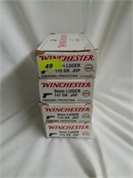 200 Rounds Winchester 9mm Ammo