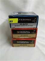 60 Rounds Federal 45 Auto Ammo