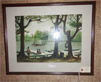 Lot #106 “Hey’s Grove” original framed