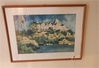 Lot #117 Original framed watercolor landscape