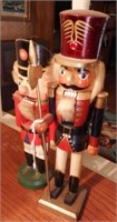 Lot #92 Pair of figural wooden nutcrackers
