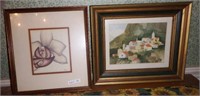 Lot #65 Framed watercolor of Sicily by Bob