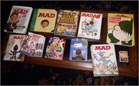 Lot #30 Large Qty of Mad Magazine books and