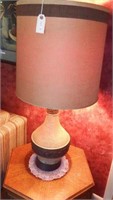 Lot #21 Pair of potter font table lamps (36”)