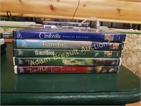 5 Disney DVD movies