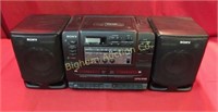 Sony Boom Box Stereo: CD, AM/FM Radio, Dual