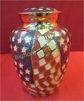 Old Glory Brass Urn Handcrafted in India