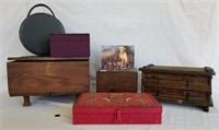 7 pcs. Vintage Boxes - Jewelry and File