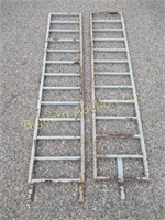 Metal Ramps - 2 pc lot Approx. 15" wide x 6ft long