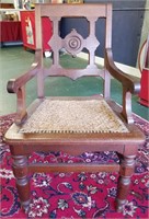 Antique Renaissance Revival Arm Chair