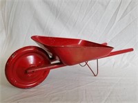 Vintage Pressed Steel Toy Wheelbarrow