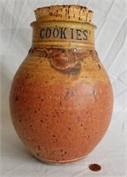 1978 Walley Smith Pottery Cookies Jar