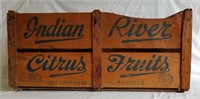 Large Indian River Fruit crate
