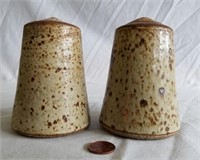 PM 1977 Pottery Salt & Pepper Shakers