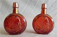 Vintage Wheaton Carnival Glass bottles
