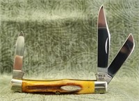 1960's Stag Case XX 3-Blade Pocket Knife 5332