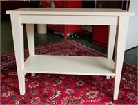 Handmade Cherry Painted Console Table