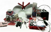 Red/White/Blue Dishes, Pans & More