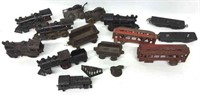 Antique Toy Train Pieces