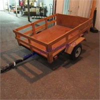 2 wheel trailer - wood