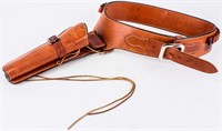 Bianchi Leather 44/45 Cal. Belt & Gun Holster