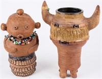 Contemporary Native American Stoneware Art Pottery