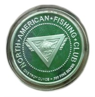 North American Fishing Club 1 Troy Ounce Silver