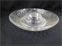 Glass candelabra - sugar/creamer - float