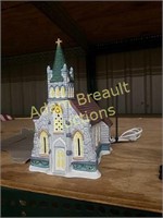 Dickens collectables porcelain lighted Church