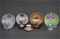 5 Fine China Demitasse Cup and Saucer Sets