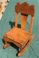 Child’s rocking chair (crude)