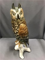 Porcelain Owl Figurine