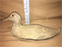 Antique canvas duck decoy