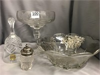 Assortment of Glass Tableware