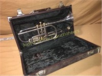Vintage trumpet musical instrument