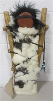 New Mexico Made Indian Papoose - 21" Tall