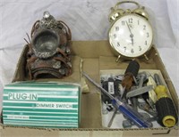 Tools, Keys, Electric Items, Saddle Decor & Clock