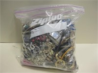 Bag Full Of Miscellaneous Jewelry