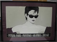Patrick Nagel Art Print - Woman in Sunglasses