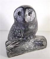 Canadian Owl sculpture by The Wolf