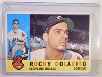 Early Rocky Colavito baseball card