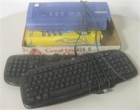 2 Keyboards, Paper Shredder & 2 Computer Games