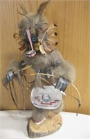 14" Badger Kachina - Initialed By Artist