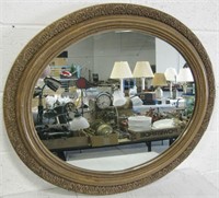 Framed Oval Mirror - 30" x 26"