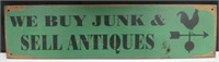 Vintage Style Tin Sign 19" Long