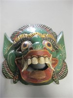 10" tall Wood Dragon Mask